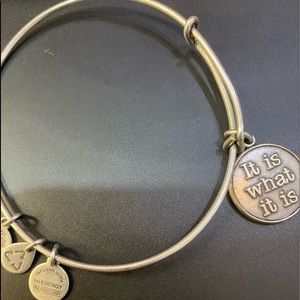 Alex and Ani silver bracelet